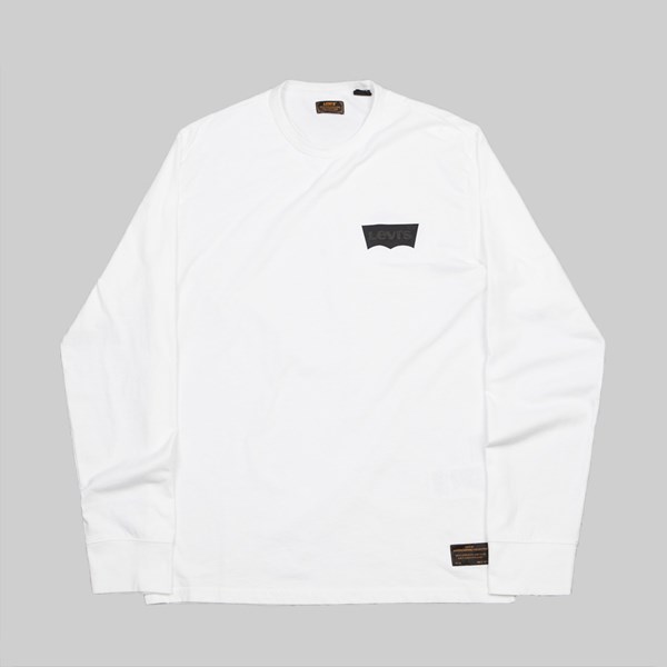 LEVI'S SKATE GRAPHIC LS TEE BATWING WHITE 